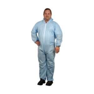    Safe W/hood 3xl Blue 25/pk Sms Disposable Coverall