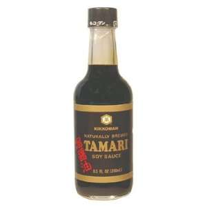 Kikkoman   Tamari Soy Sauce 8.5 Fl. Oz.:  Grocery & Gourmet 
