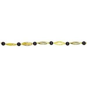  Subculture Beads 11/Pkg Shell/Acrylic Yellow & Black