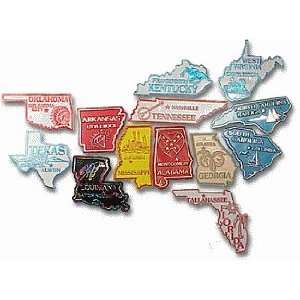  State Magnet Set   South: Home & Kitchen