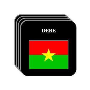  Burkina Faso   DEBE Set of 4 Mini Mousepad Coasters 