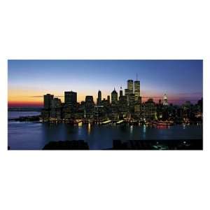   Skyline   Poster by Richard Berenholtz (39 1/2x19 3/4): Home & Kitchen