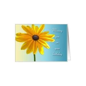  Daughter Missing You On Your Birthday Single Yellow Daisy 