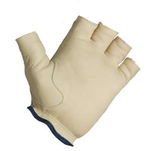  Decade 49702 Leather Anti Vibration Half Finger Right Hand 