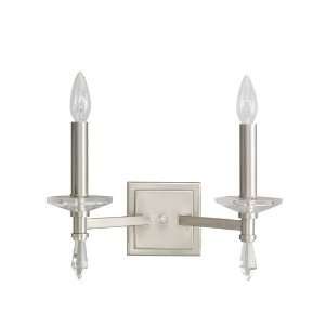 Contemporary / Modern 2 Light Up Lighting Wall Sconce from the Adriana 