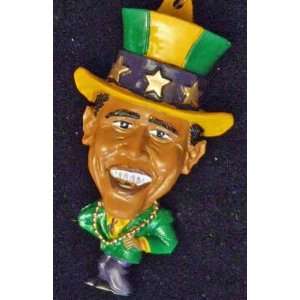 President Barack Obama Necklace New Orleans Mardi Gras Spring Break 