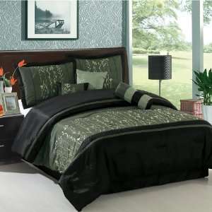  Queen Size Luxury Petersburg Tulip comforter bedding set 7 