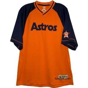   Houston Astros Cooperstown Full Force V Neck Jersey: Sports & Outdoors