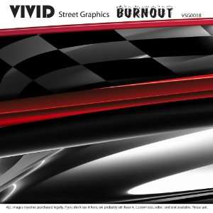  BURNOUT ANY BOAT or Vehicle CAR Truck Graphic Decal 