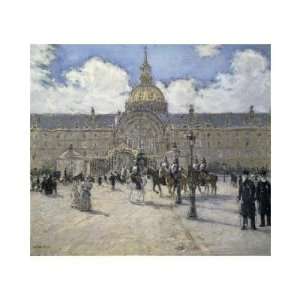   Jean Francois Raffaelli   The Invalid Soldiers Giclee