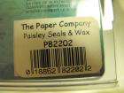 Lot of 3 NEW Ceramic Wax Seal Set Paper Company Paisley, Swirl 