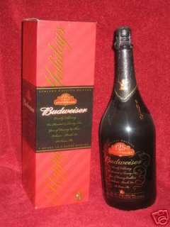 BUDWEISER 125TH ANNIVERSARY LIMITED EDITION BOTTLE RARE  