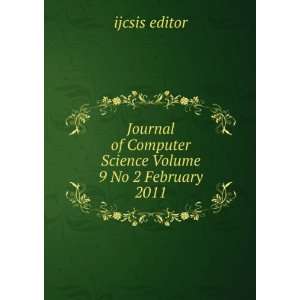  Journal of Computer Science Volume 9 No 2 February 2011 