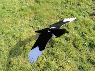 FLOCKED ULTIMATE MAGPIE DECOY FLYING WINGS SHOOTING NEW  