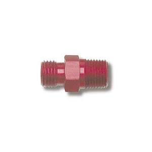   Red Anodized Aluminum  3AN to 1/8 NPT Flare Jet Fitting: Automotive