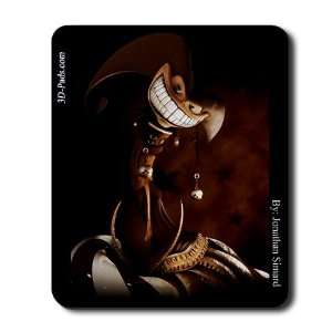  3D CG Mousepad, Image Entitled White teeth Electronics