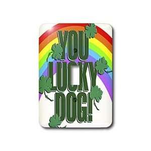  Sandy Mertens St. Patricks Day   You Lucky Dog and Rainbow 
