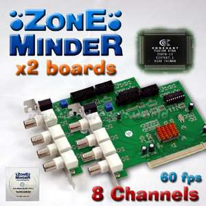 ZoneMinder 8ch 60fps DVR pci CCTV cards   pico BT878a  