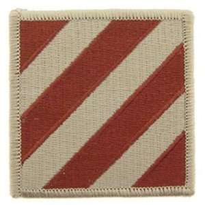  U.S. Army 3rd Infantry Division Patch Brown 3 Patio 