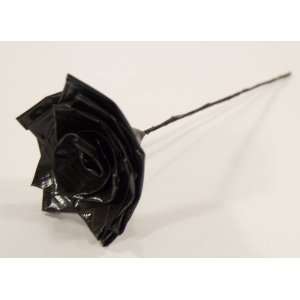  Single Black Rose   Duct Tape Flower 