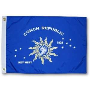  Conch Republic 12x18 Outdoor Garden Flag: Patio, Lawn 