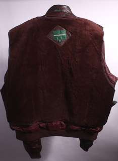 Item Features This A 2 jacket is made from thick, soft leather and 