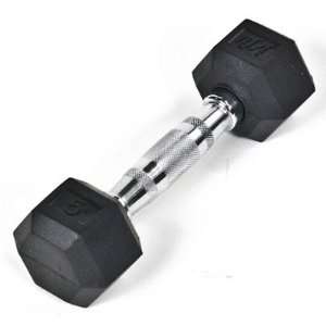    Rubber Coated Hex Dumbbell Size : 40 lbs: Sports & Outdoors