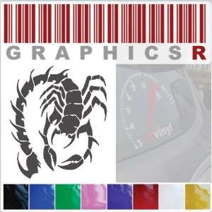  Sticker Decal Graphic   Tribal Design Tattoo Scorpion A889 