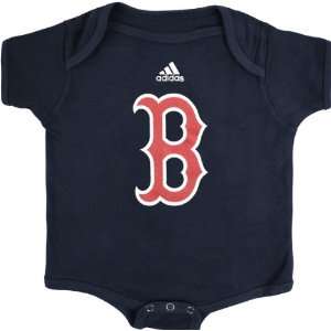 Boston Red Sox Navy adidas Team Logo Newborn/Infant Creeper  