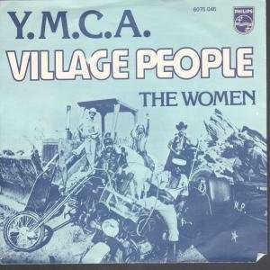  YMCA 7 INCH (7 VINYL 45) BELGIAN PHILIPS 1978 VILLAGE 