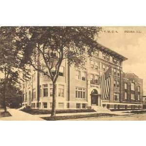    1914 Vintage Postcard   YMCA   Peoria Illinois 