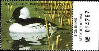 US.# MD 19 MARYLAND Duck Stamp MOGNH   VF/XF  