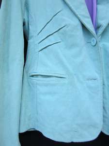 WILSONS JACKET SUEDE LEATHER WOMENS XL XLARGE COAT MINT GREEN  