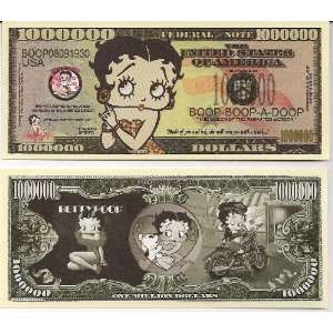   Betty Boop $Million Dollar$ Novelty Bill Collectible: Everything Else