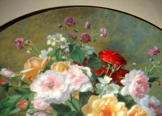 Albert Williams AUTUMN BOUQUET Pretty Vase Plate Bx+COA  