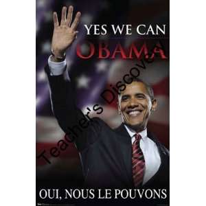  Obama Yes We Can French Poster