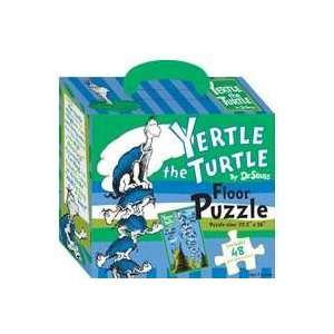  Dr Seuss Yertle the Turtle 48 Piece Floor Puzzle  : Toys 