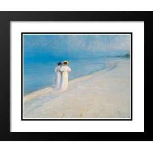  Kr++yer Framed and Double Matted 20x23 Summer Afternoon 
