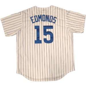  Men`s Chicago Cubs #15 Jim Edmonds Replica Home Jersey 