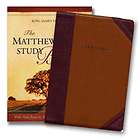 KJV Matthew Henry Study Bible   Brown/Mahogany Leathersoft Indexed 