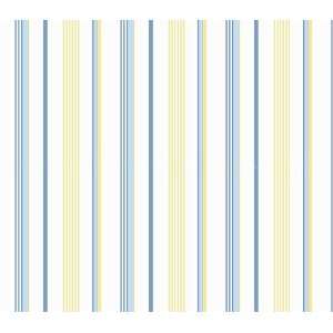  Blue and Yellow Stripe Wallpaper: Home & Kitchen