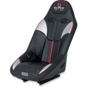   Speed Industries Super TZ Seats   Black/Silver/Red 48223 Automotive