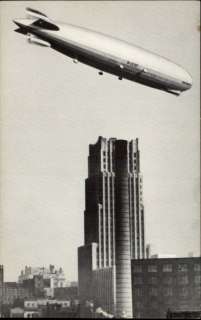 Akron OH Graf Zeppelin Dirigible Airship Reproduction Postcard  