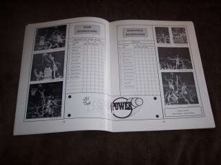 1979/80 Basketball Program Old Dominion Vs Rhode Island  