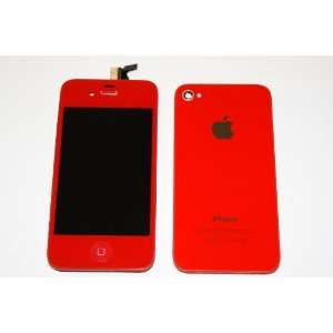 RED CDMA iPhone 4 4G Full Set + Tools: Front Glass Digitizer +LCD 