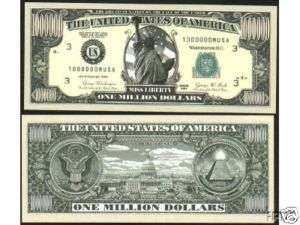 99   Traditional Million Dollar Bills  
