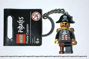   NEW Pirate Captain Brickbeard Key chain keychain 10210 6242 6243 6253