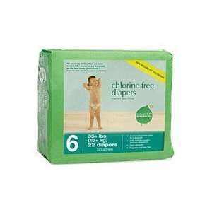  Seventh Generation Chlorine Free Diapers Size 6 4x22: Baby