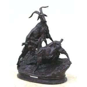  Metropolitan Galleries SRB53011 Goats Bronze: Home 