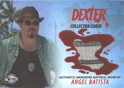DEXTER DC3 DAVID ZAYAS AS ANGEL BATISTA COSTUME CARD  